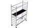 échafaudage pliable,H de travail 3,7m,échafaudage H 2,8m