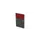 baliepaneel v. bureau aanbouw rechts MS-donkergrijs BN4011-rood 800mm