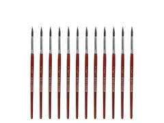 Penseel Kangaro Serie 120 rond Nr. 9 geitenhaar doos 12 stuks