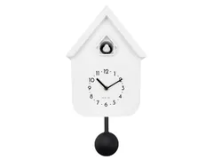 Wandklok NeXtime Twitter 21,5x41,5 cm wit