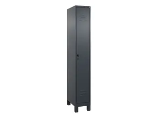 locker,HxBxD 1950x300x500mm,1vak,vak B 300mm,draaigrendel,voeten - 1
