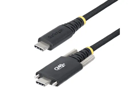 StarTech.com 2 Meter USB-C Laadkabel met Zijschroefvergrendeling
