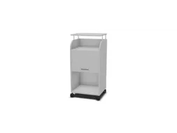 caddy,HxBxD 1130x550x470mm,3niveaus,1kasten,MP-lichtgrijs