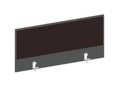 baliepaneel bureau aanbouw achter MS-donkergrijs BN2036-bruin 1000mm