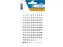 Etiket Herma 4155 5mm Getallen 1-100 Zwart op Transparant 250 stuks