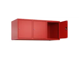 opzetkast,v. locker,3vak.,vak B 400mm,HxBxD 500x1200x500mm