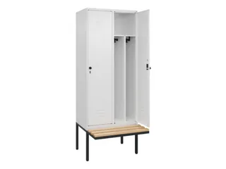 locker voor scheiding van kleding,HxBxD 2120x800x815mm,2vak - 2