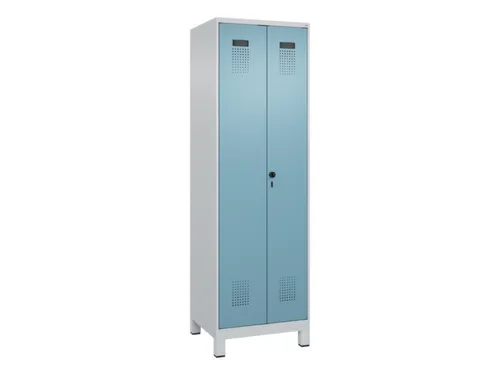 PBM-locker,HxBxD 1950x600x500mm,2vak,vak B 300mm,draaigrendel