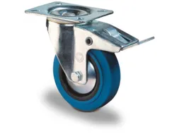 Zwenkwiel Dubbele Vastzetter Elastische Band Kunststof-Velg 125x50mm
