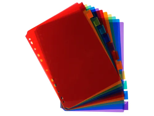 Tabbladen Pp Met Neutrale Tabs In Etikettenhouder 12 Tabs A4