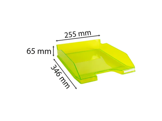 Brievenbak COMBO MID I groen/glossy/trans