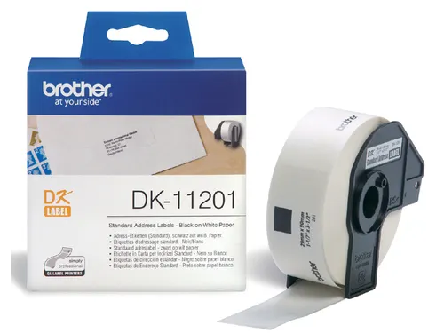 Etiket Brother DK-11201 29x90mm adres 400stuks