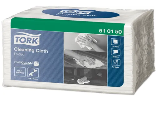 Premium 510 werkdoek 1-lgs wit 39x32 cm doos 8 pak/55 vel