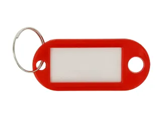 Sleutelhanger Westcott rood 100st. In doos. Met verwisselbaar etiket. - 1