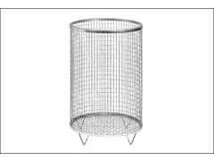 Afvalbak Van Draadgaas 75 Liter Vloeropstelling Draadgaasbodem Verzink
