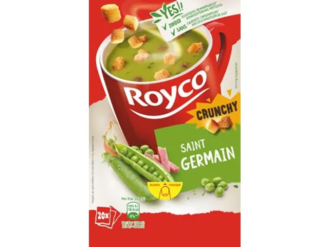 Minute Soup Erwten St. Germain Met Croutons Doos 20 Stuks