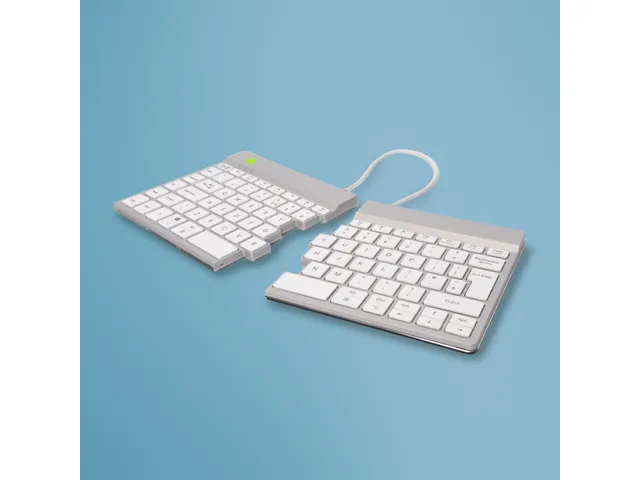 Split Break V2 ergonomisch toetsenbord Qwerty UK Wit draadloos
