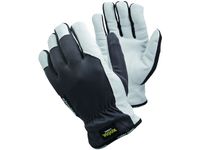 Handschoen Tegera 124 Blauw/wit Nylon/nappaleder Maat 12