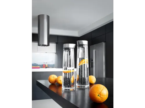 karaf 1 5l glas deksel RVS