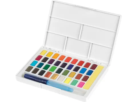 Waterverf Faber-Castell in box met 36 kleuren