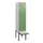Dubbeldekse dekenkist,HxBxD 1950x400x815mm,1x2vak.,vak B 400mm