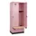 locker met bank,HxBxD 1950x800x815mm,2vak,vak B 400mm,draaigrendel