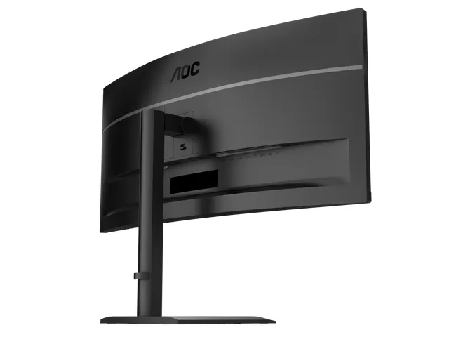 AOC E4 CU34E4CV 34 Inch Monitor UltraWide Quad HD LCD Zwart
