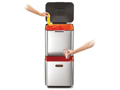 Afvalscheidingsunit Intelligent Waste Afvalemmer Totem Max 60 Liter Ma