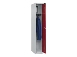 locker,HxBxD 1850x300x500mm,1vak,vak B 300mm,cil.-slot,staand op vloer - 1
