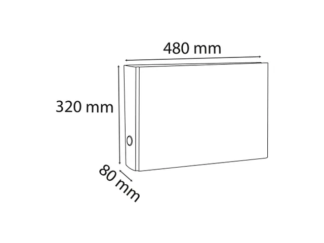 Ordner Prem'Touch A3 horizon 80mm grijs