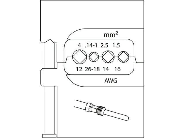 S 8140 J Krimptangset INDUSTRIAL 4-delig