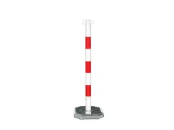 Kettingstaander Mobiel Kunststof H 900Mm Rood/wit