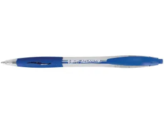 Balpen Bic Atlantis classic grip clic medium blauw 30+6 Gratis - 4