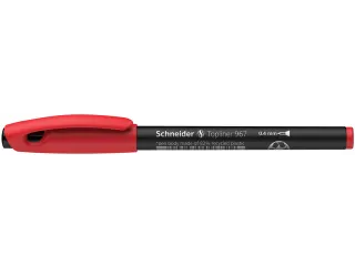 Fineliner Schneider Topliner 967 Rood 0.4mm - 4