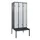 Z-garderobekast,HxBxD 2120x900x815mm,6vak,vak B 300mm,draaigrendel