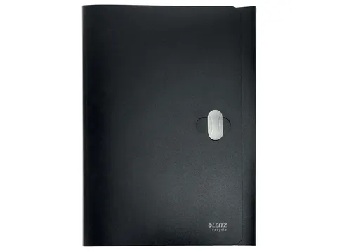 Dossiermap Leitz Recycle A4 3-kleps PP zwart