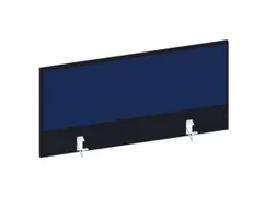 baliepaneel,v. bureau,aanbouw achter,B 1000mm,CC-zwart,BN6016-blauw