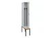 locker met bank,voor scheiding van kleding,HxBxD 2120x300x815mm,1vak