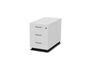 mobiel ladeblok,HxBxD 600x430x800mm,3lade(n),m. beugelgreep,Bl-wit - 1