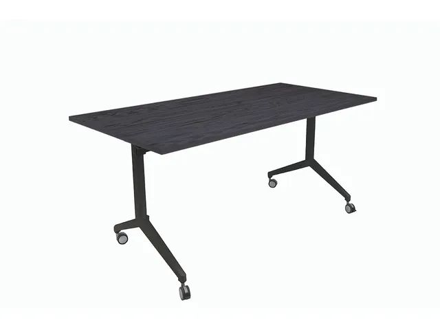 Schaffenburg Klaptafel 160x80cm houtprint schaduw 25mm zwart