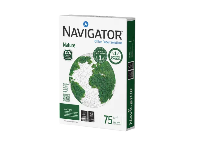 Kopieerpapier Navigator Nature A4 75 Gram wit Halve Pallet