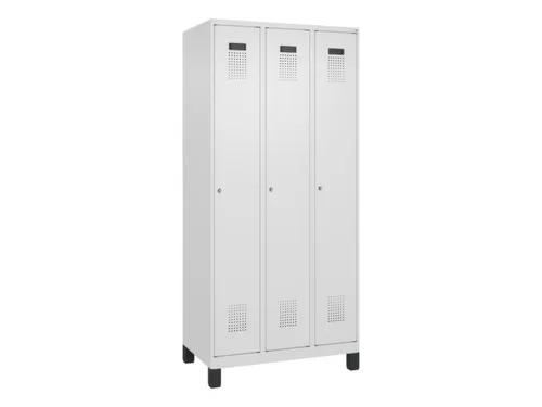 locker,HxBxD 1950x900x500mm,3vak,vak B 300mm,cil.-slot,voeten