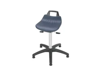 Draaikruk 500-700mm Pu Blauw Neiging Gasveer Verchroomd Glijders - 1