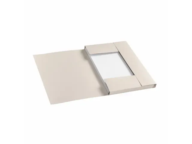 Dossiermap Djois Secolor Tree-Free folio 3 kleppen 226gr beige