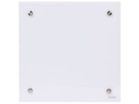 Design glasbord Pure White 50x50 cm