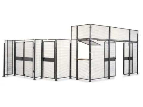 opzetelement v. hoekpaal,v. scheidingswandsysteem,H 750mm,RAL5002