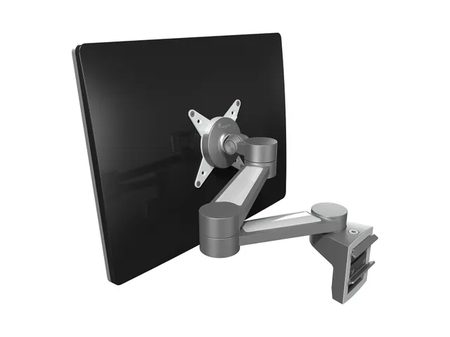 Bras Support 1 Écran ViewLite 422 Rail Argent-Blanc