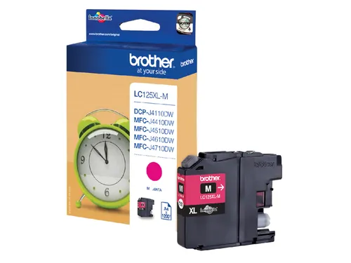 Inktcartridge Brother LC-125XLM rood HC