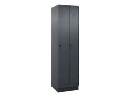 locker,HxBxD 1950x500x500mm,2vak,vak B 250mm,draaigrendel,sokkel