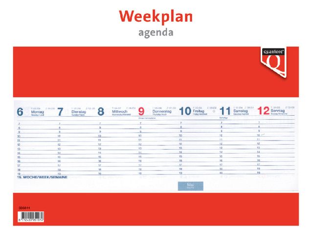 Weekplanagenda 2023 Quantore | Jaarartikelen.nl